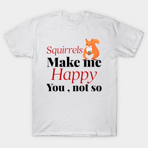 squirrels T-Shirt by Design stars 5